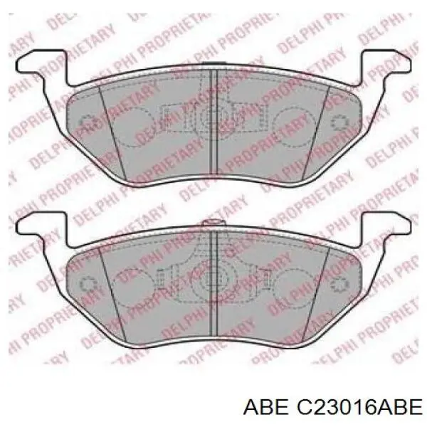 Задні дискові колодки ABE C23016ABE
