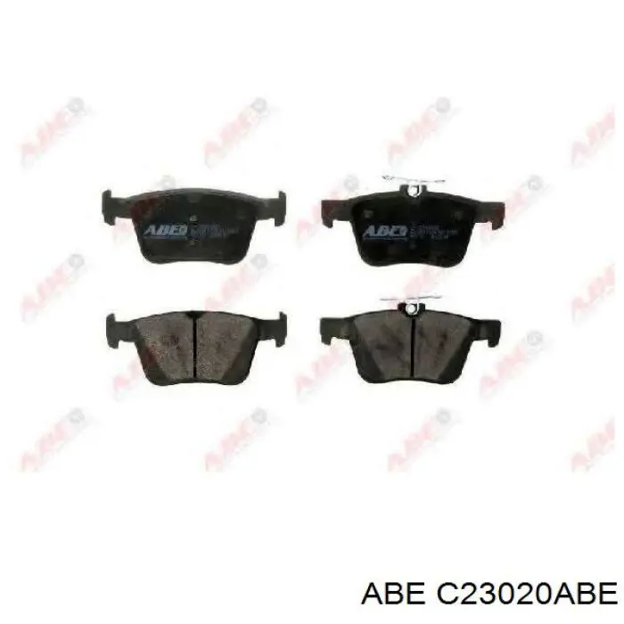 Задні гальмівні колодки ABE C23020ABE ціна, від 16.60 USD