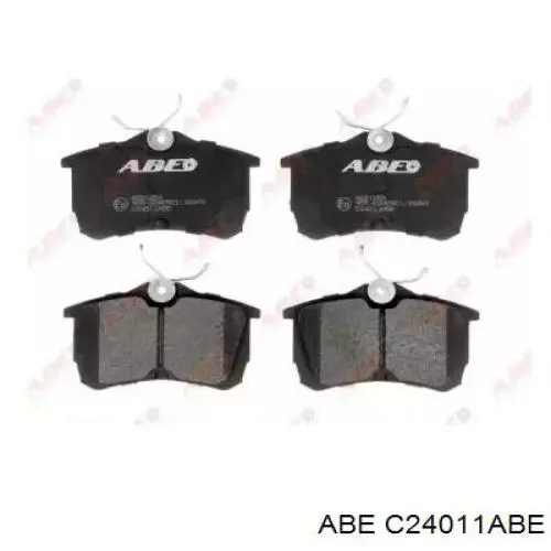 Задні гальмівні колодки ABE C24011ABE ціна, від 14.73 USD