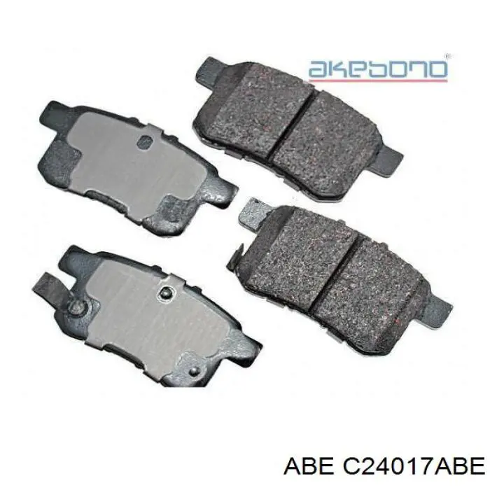 Задні гальмівні колодки ABE C24017ABE ціна, від 14.95 USD