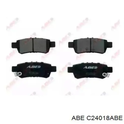 C24018ABE ABE Колодки гальмівні задні, дискові