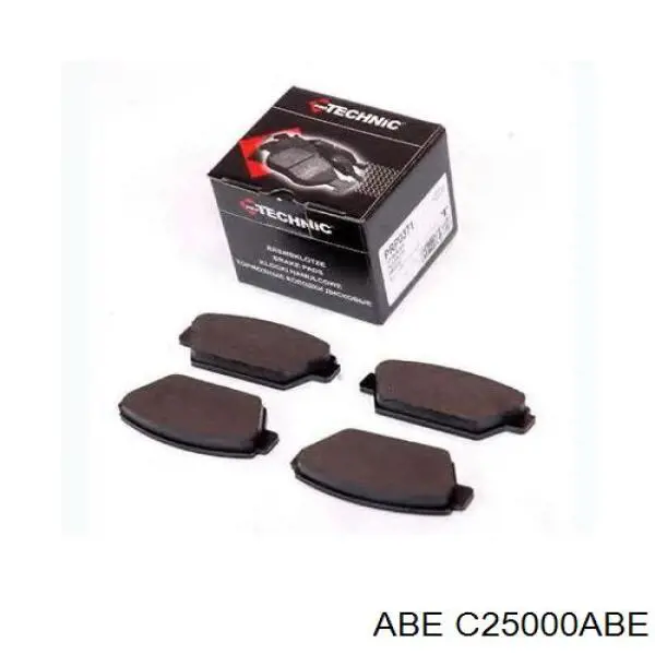 Задні гальмівні колодки ABE C25000ABE ціна, від 14.11 USD