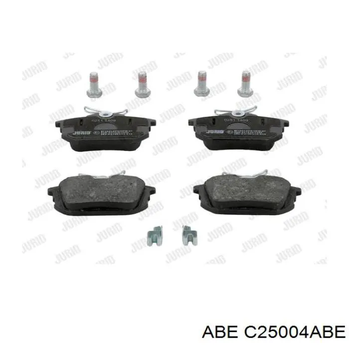 Задні гальмівні колодки ABE C25004ABE ціна, від 15.91 USD