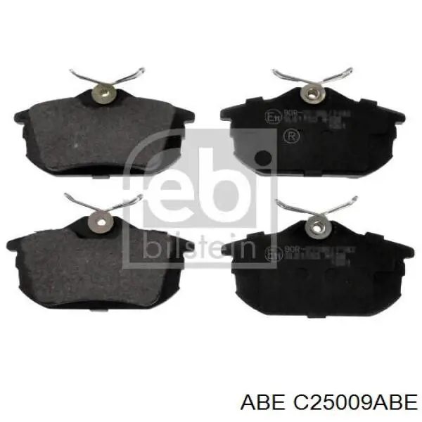 Задні гальмівні колодки ABE C25009ABE ціна, від 15.03 USD