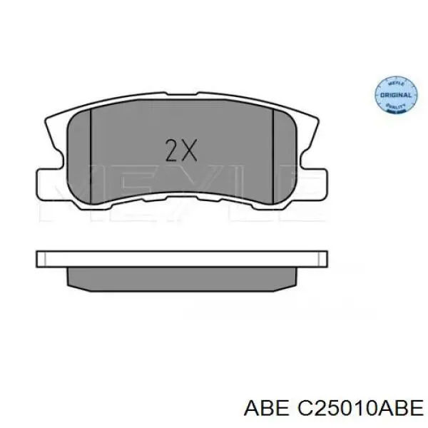 Задні гальмівні колодки ABE C25010ABE ціна, від 15.15 USD