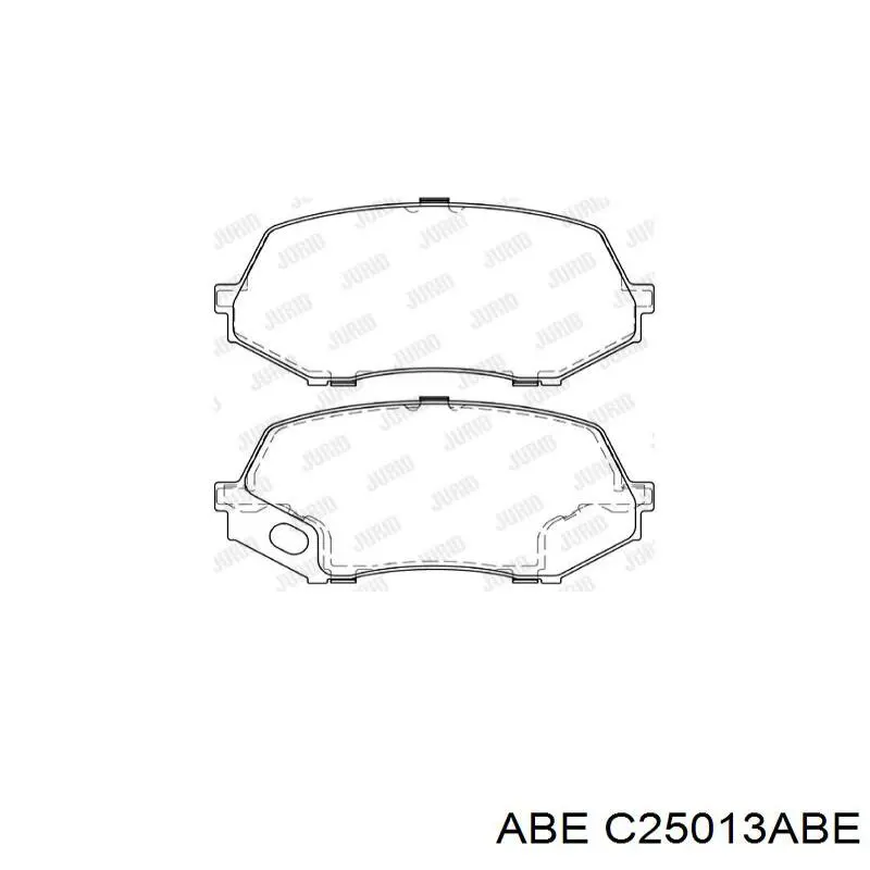 Задні гальмівні колодки ABE C25013ABE ціна, від 28.90 USD