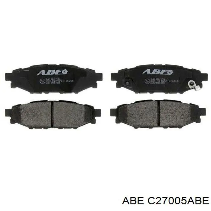 Задні гальмівні колодки ABE C27005ABE ціна, від 15.75 USD
