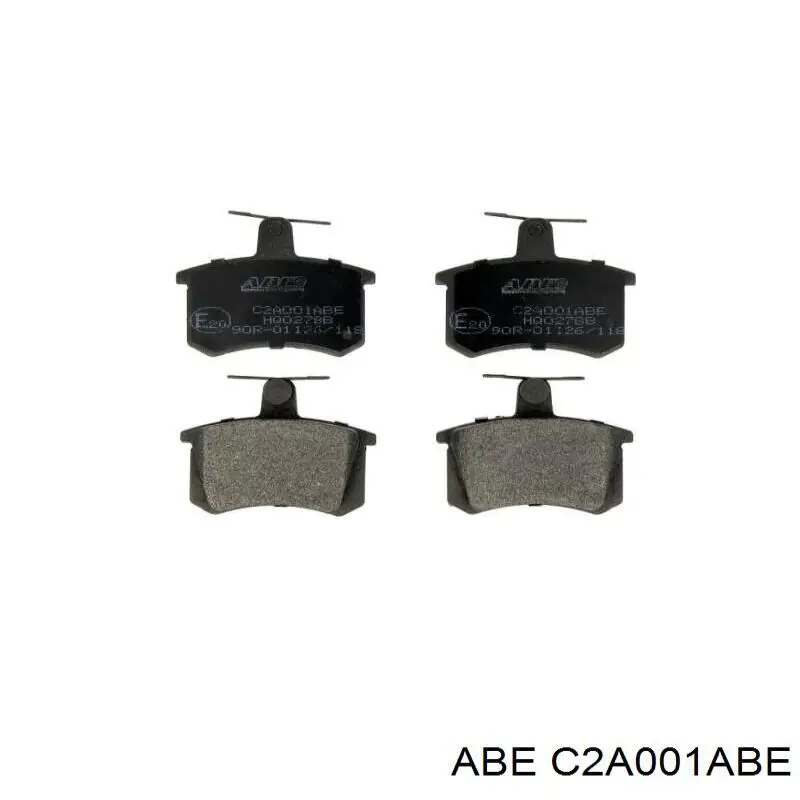 Задні гальмівні колодки C2A001ABE ABE