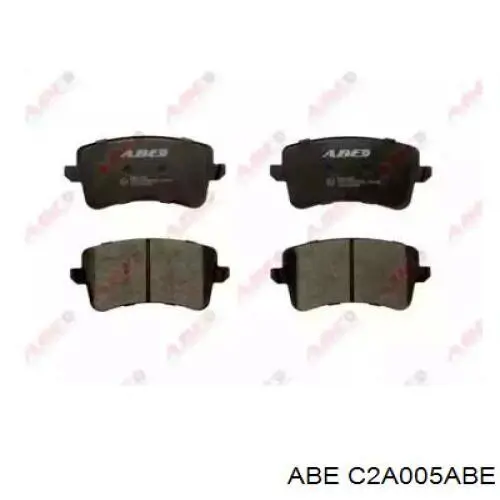 C2A005ABE ABE Колодки гальмівні задні, дискові