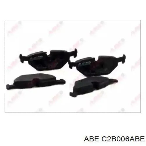 Купити C2B006ABE ABE Задні колодки