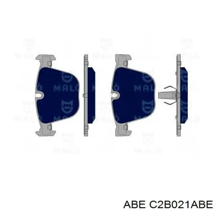 Задні дискові колодки ABE C2B021ABE