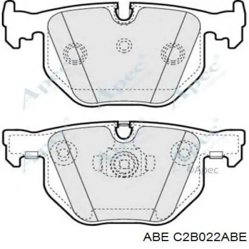 Задні дискові колодки ABE C2B022ABE