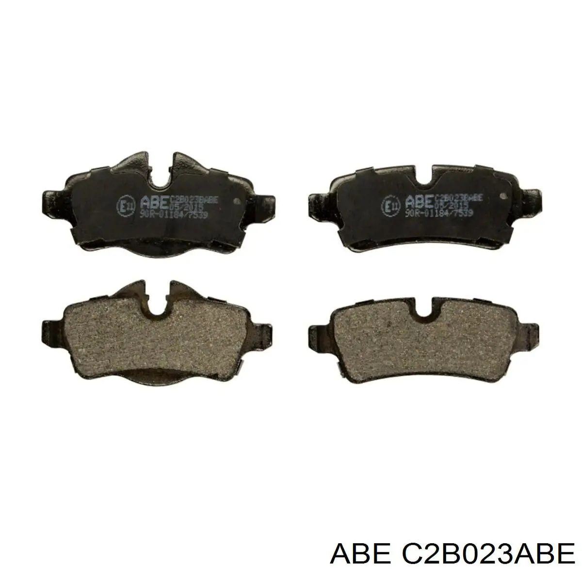 C2B023ABE ABE Колодки гальмівні задні, дискові