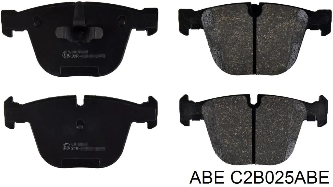 Задні гальмівні колодки ABE C2B025ABE ціна, від 31.60 USD