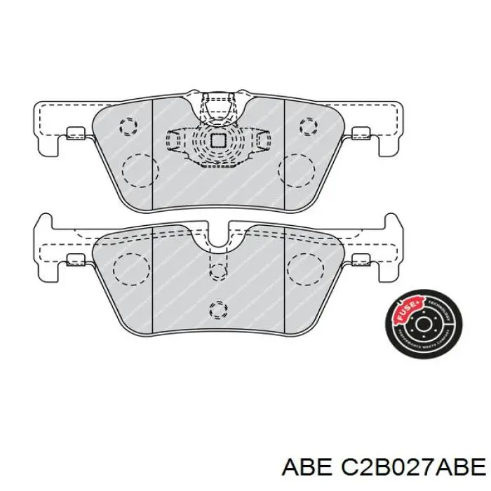 Купити C2B027ABE ABE Задні колодки