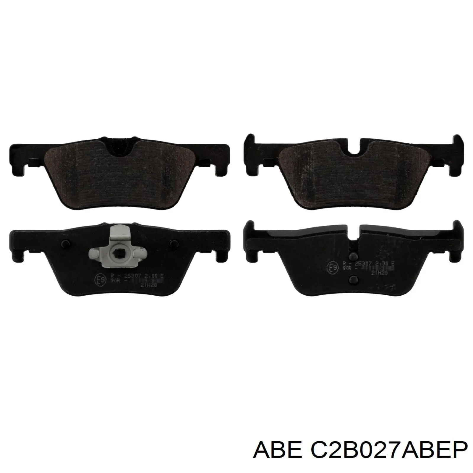 Задні гальмівні колодки ABE C2B027ABEP ціна, від 26.19 USD