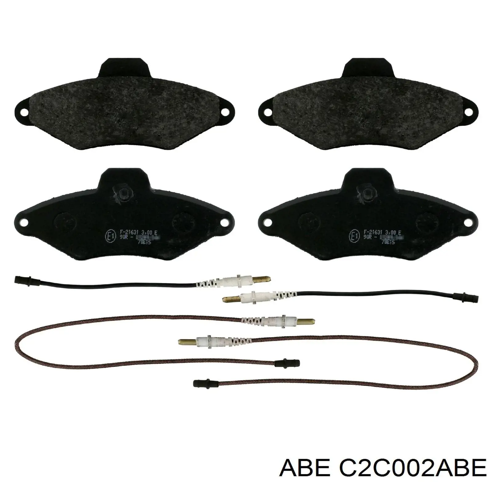 Задні гальмівні колодки ABE C2C002ABE ціна, від 12.25 USD