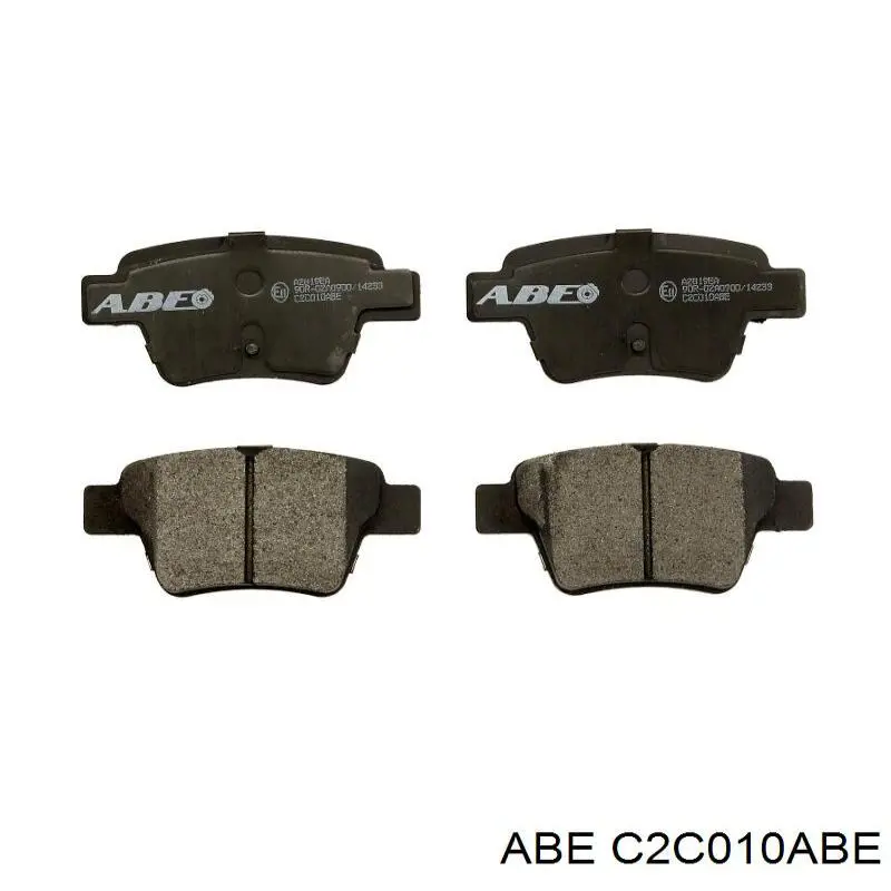 C2C010ABE ABE колодки гальмові задні, дискові