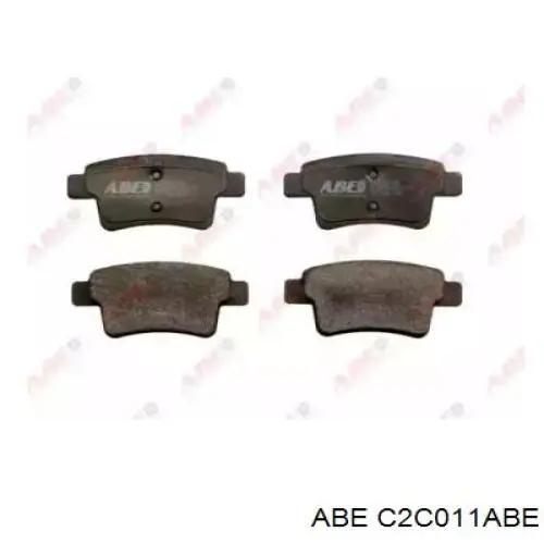 Задні гальмівні колодки ABE C2C011ABE ціна, від 16.84 USD