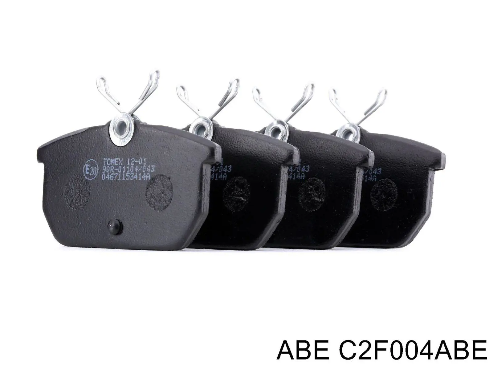 Задні гальмівні колодки C2F004ABE ABE