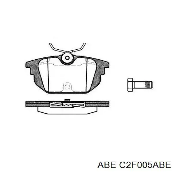 Купити C2F005ABE ABE Задні колодки