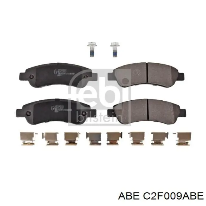 Задні гальмівні колодки ABE C2F009ABE ціна, від 20.00 USD