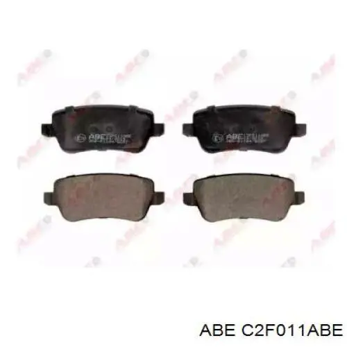 Купити C2F011ABE ABE Задні колодки