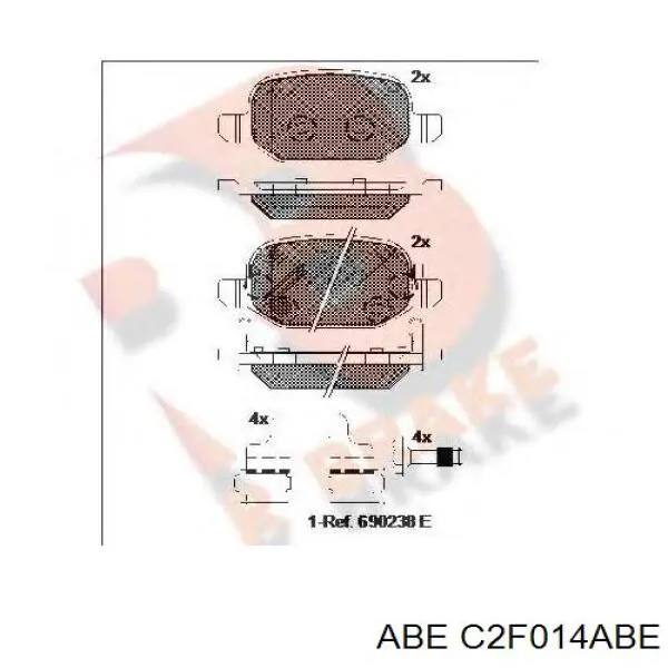Задні гальмівні колодки Daco 320907 ціна, від 27.82 USD