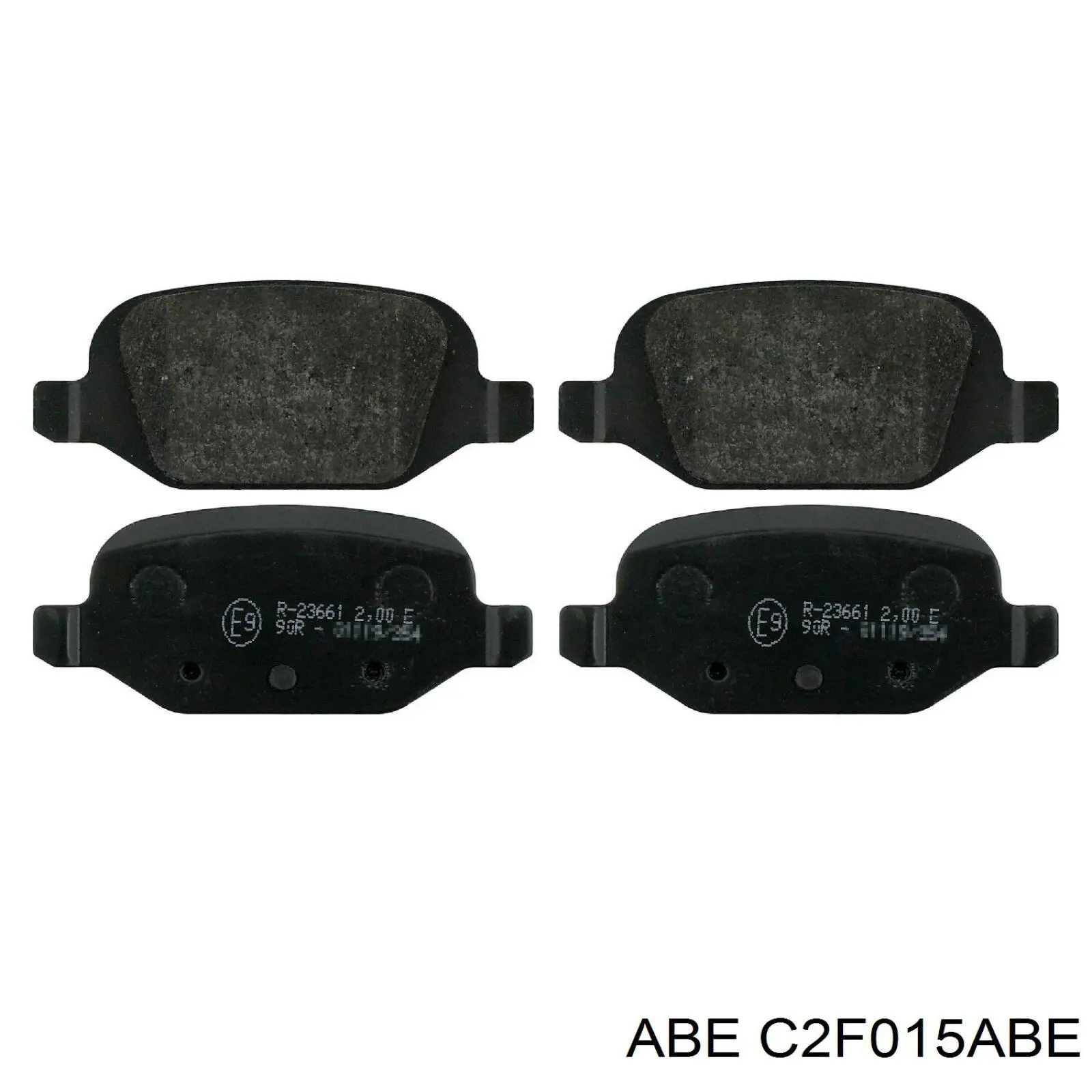 Задні гальмівні колодки ABE C2F015ABE ціна, від 16.39 USD