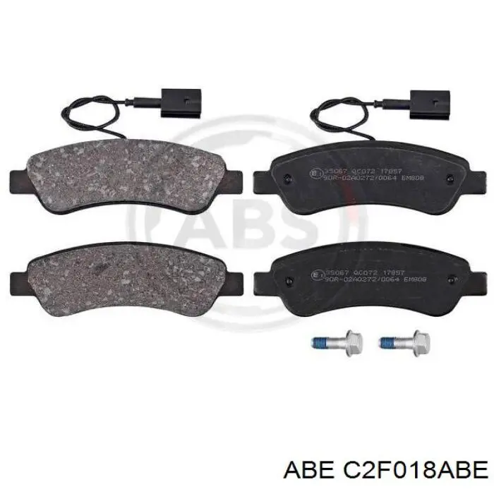 C2F018ABE ABE Колодки гальмівні задні, дискові
