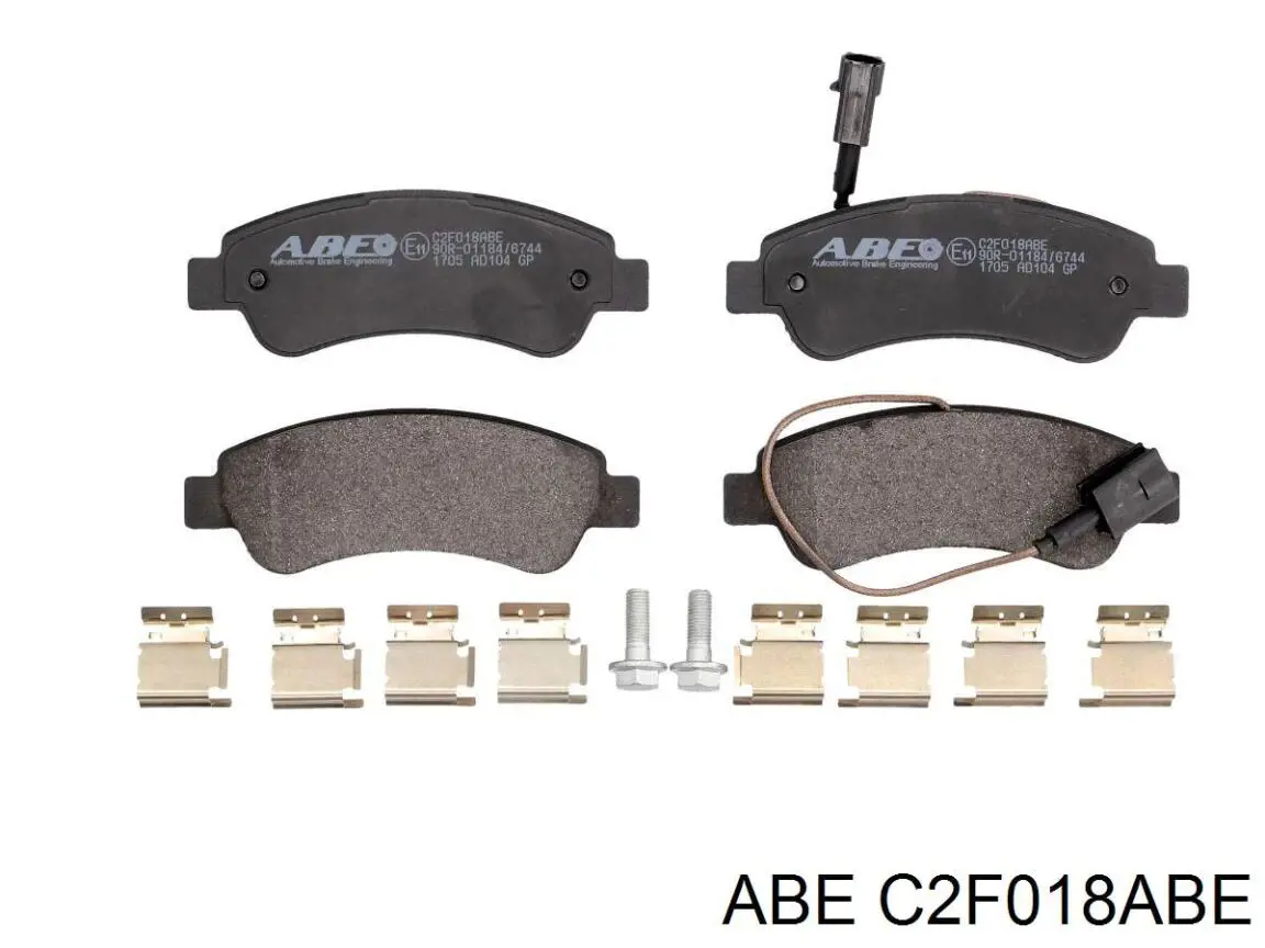 Купити C2F018ABE ABE Задні колодки