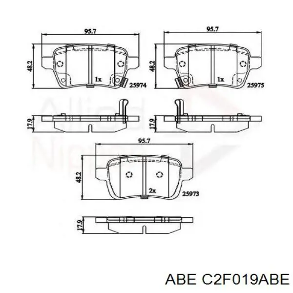 Задні дискові колодки Optimal BP12693