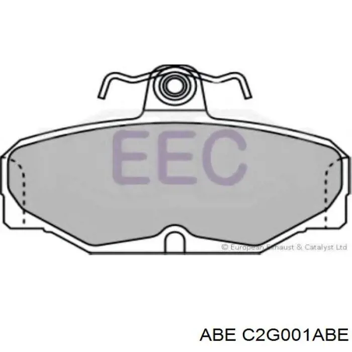 Задні дискові колодки ABE C2G001ABE