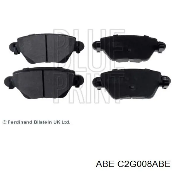 Задні гальмівні колодки ABE C2G008ABE ціна, від 16.31 USD