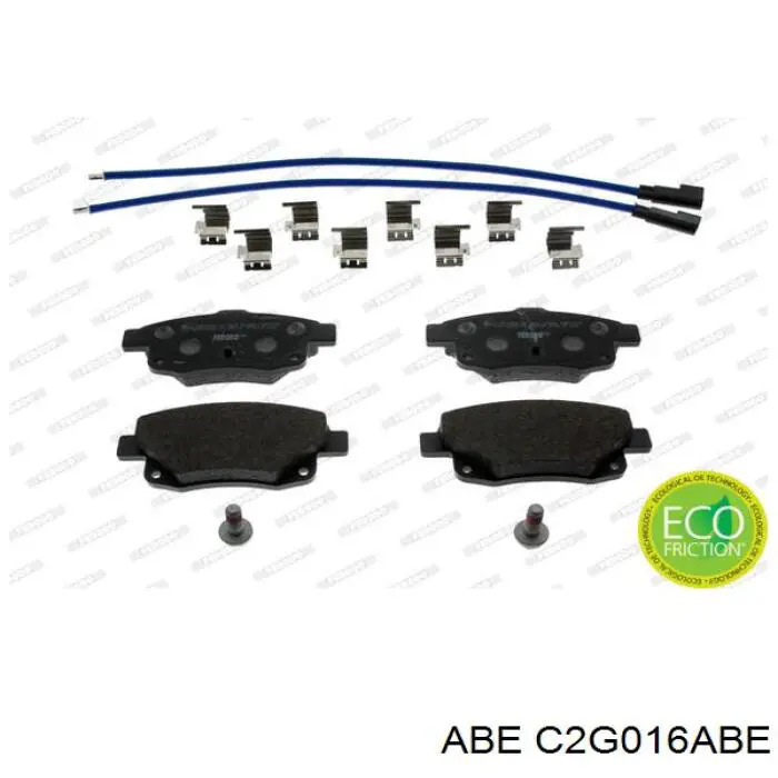 Задні гальмівні колодки C2G016ABE ABE