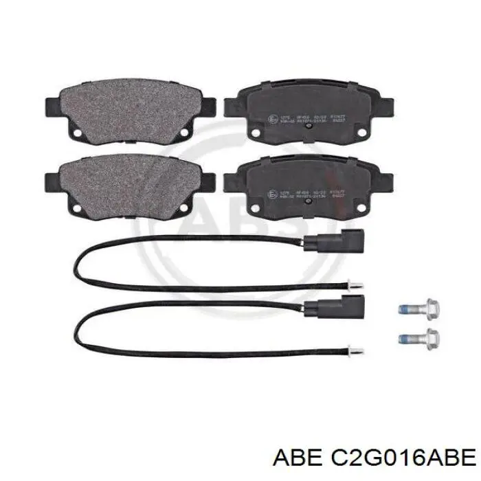 Задні гальмівні колодки ABE C2G016ABE ціна, від 19.42 USD
