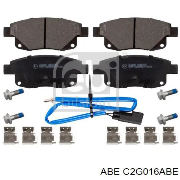 Купити C2G016ABE ABE Задні колодки
