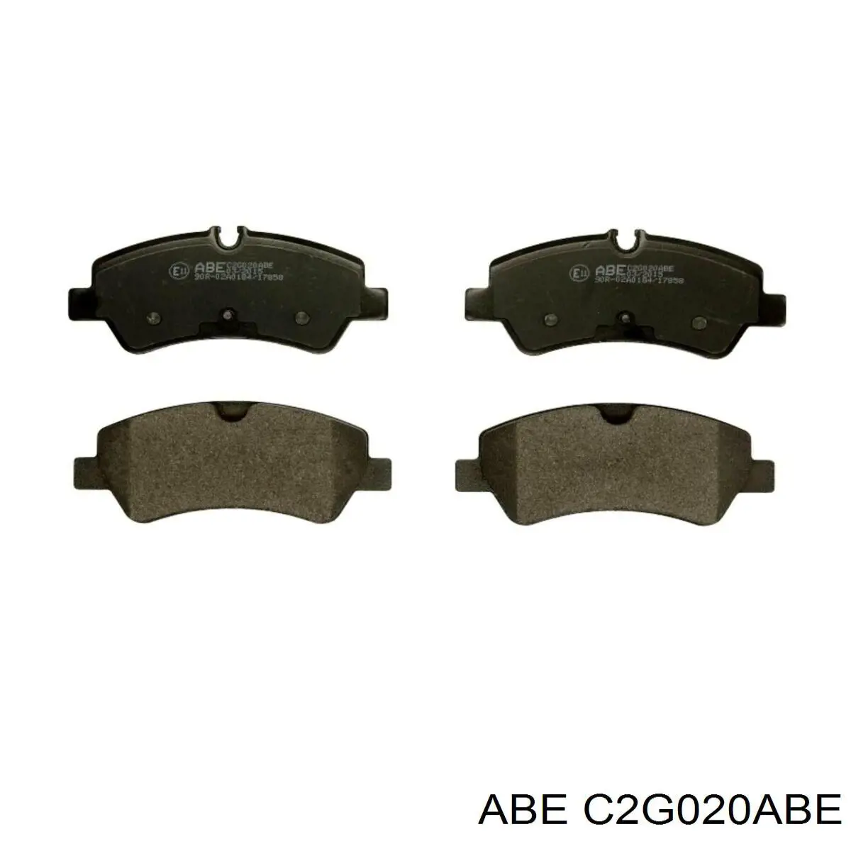 C2G020ABE ABE Колодки гальмівні задні, дискові