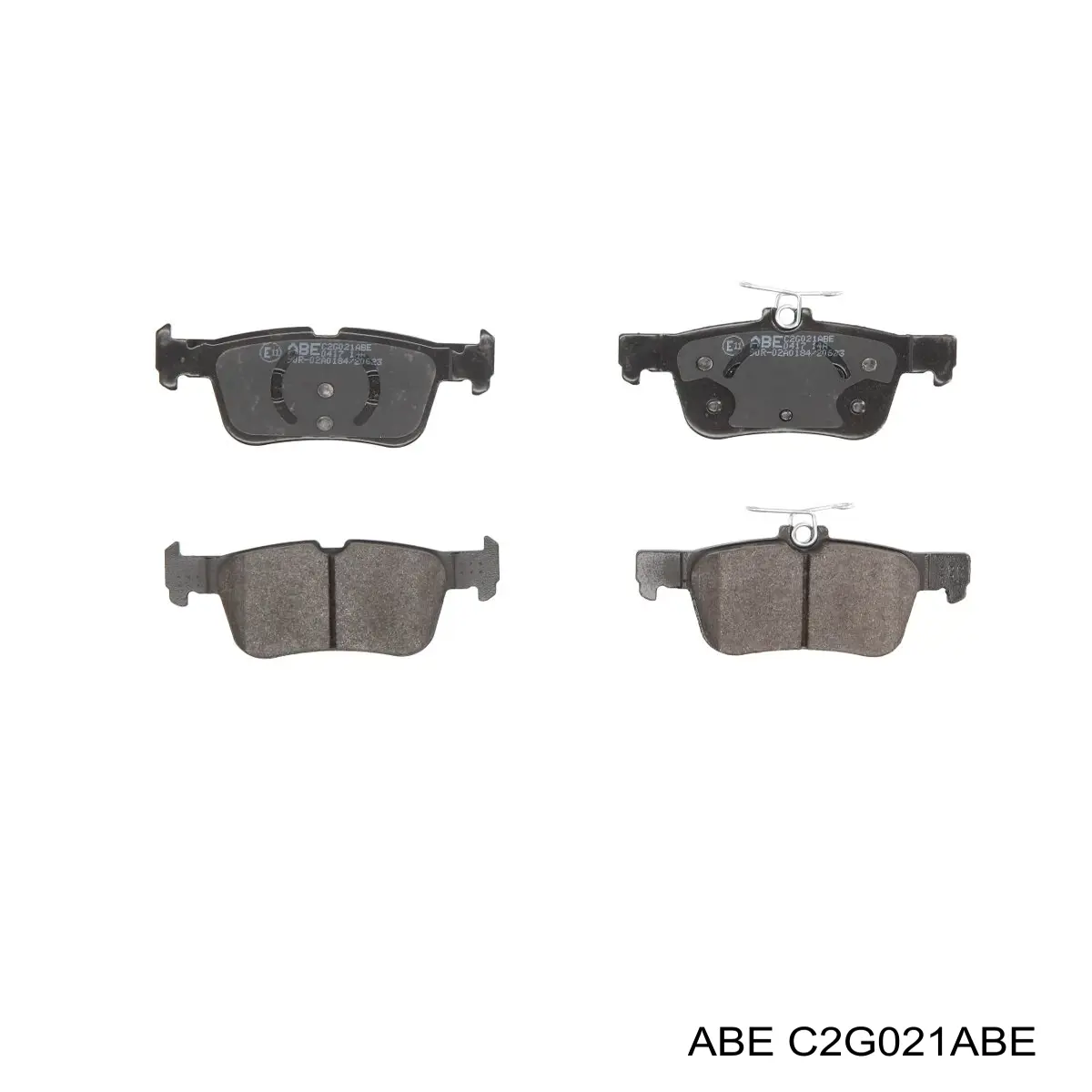 Задні гальмівні колодки ABE C2G021ABE ціна, від 21.25 USD