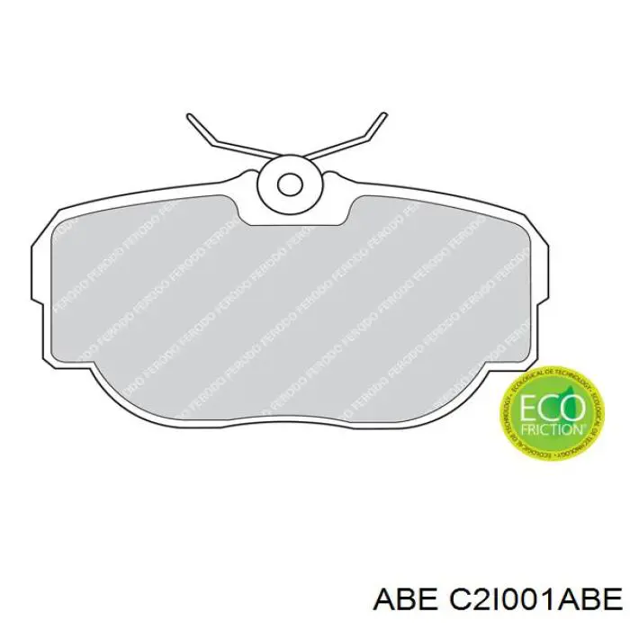 Купити C2I001ABE ABE Задні колодки