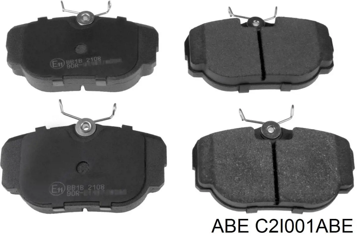 C2I001ABE ABE колодки гальмові задні, дискові