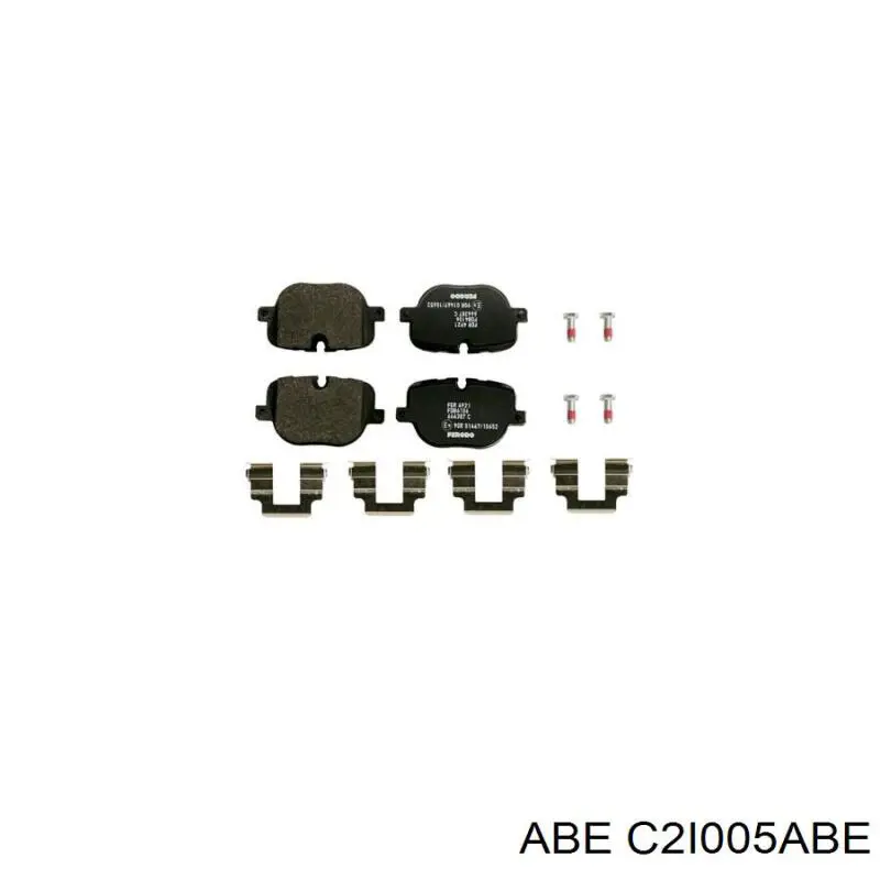 Задні гальмівні колодки C2I005ABE ABE