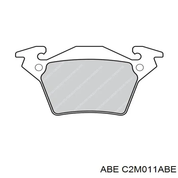 C2M011ABE ABE колодки гальмові задні, дискові