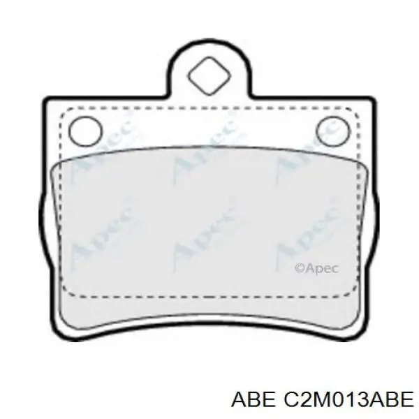 Купити C2M013ABE ABE Задні колодки