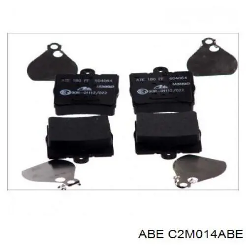 Задні гальмівні колодки C2M014ABE ABE