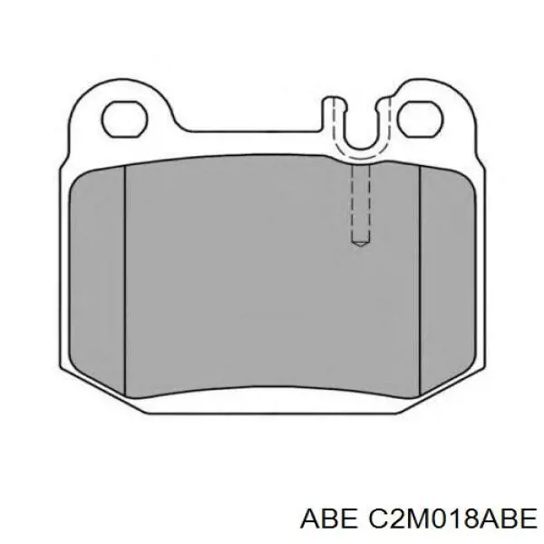 Задні гальмівні колодки C2M018ABE ABE