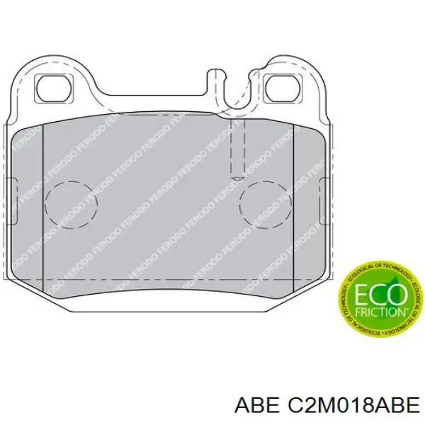 Купити C2M018ABE ABE Задні колодки