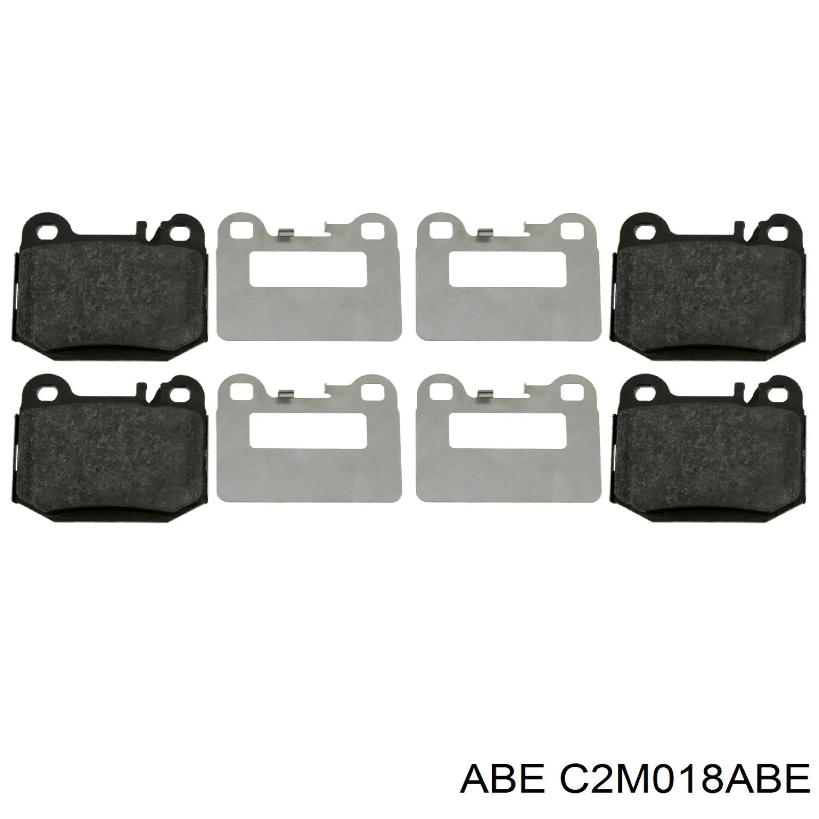 Задні гальмівні колодки ABE C2M018ABE ціна, від 20.66 USD