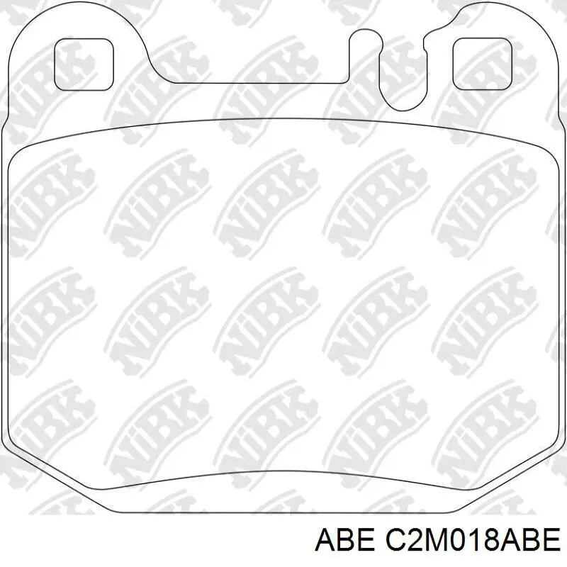 Задні дискові колодки ABE C2M018ABE