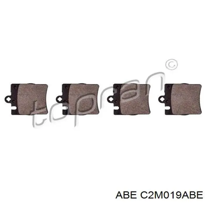 Задні гальмівні колодки ABE C2M019ABE ціна, від 14.34 USD